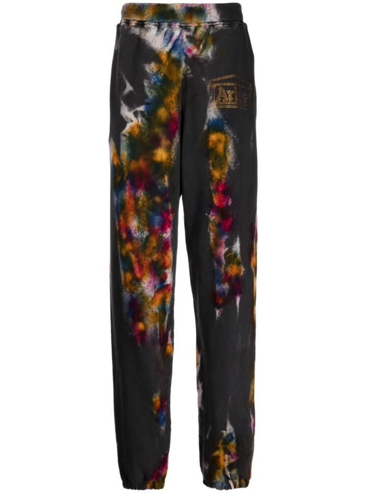 Aries spray-painted cotton track pants - Multicolour Cover