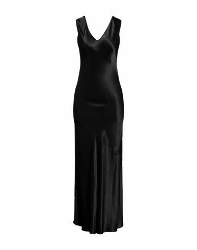 Manila Grace Woman Maxi dress Black Viscose Cover