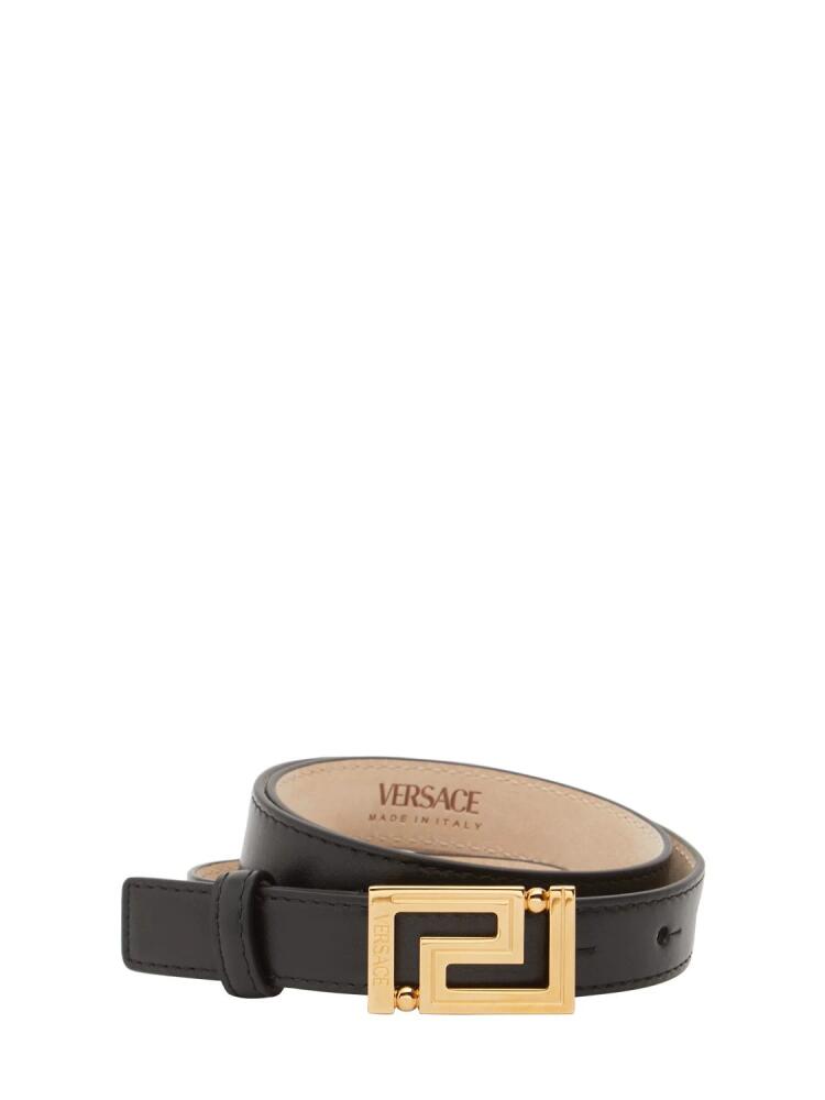 VERSACE 20mm Leather Belt Cover