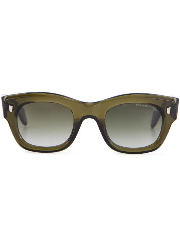 Cutler & Gross cat eye sunglasses - Green Cover