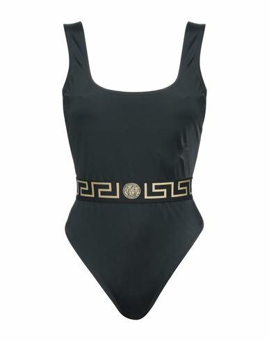 Versace Woman One-piece swimsuit Black Polyamide, Elastane Cover