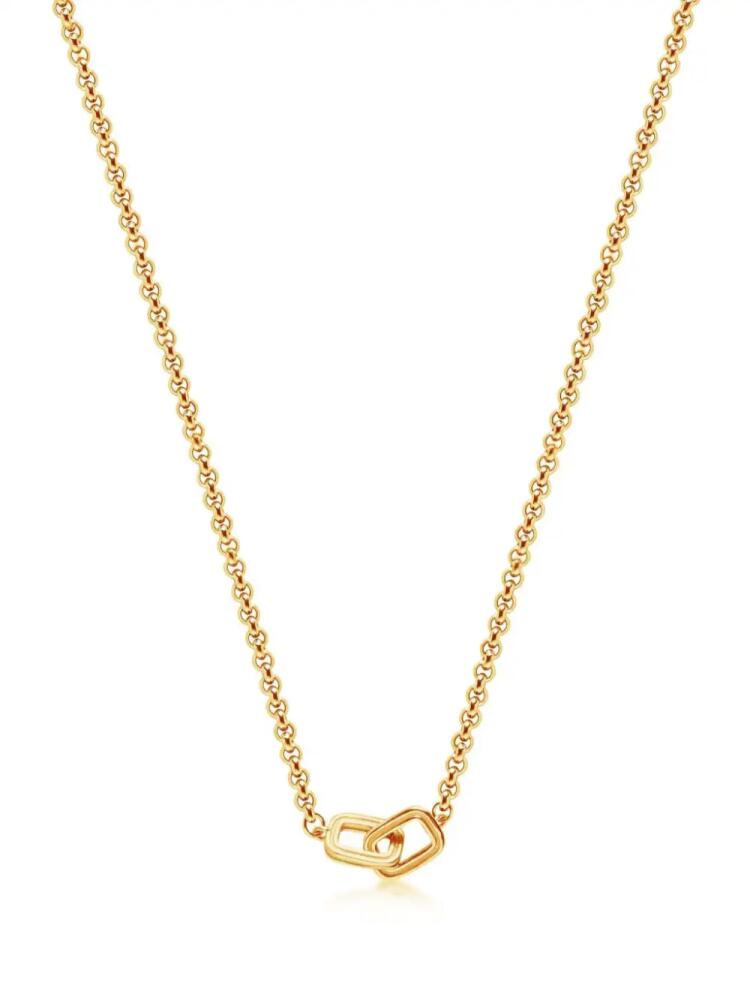 Nialaya Jewelry intertwined gold-plated necklace Cover