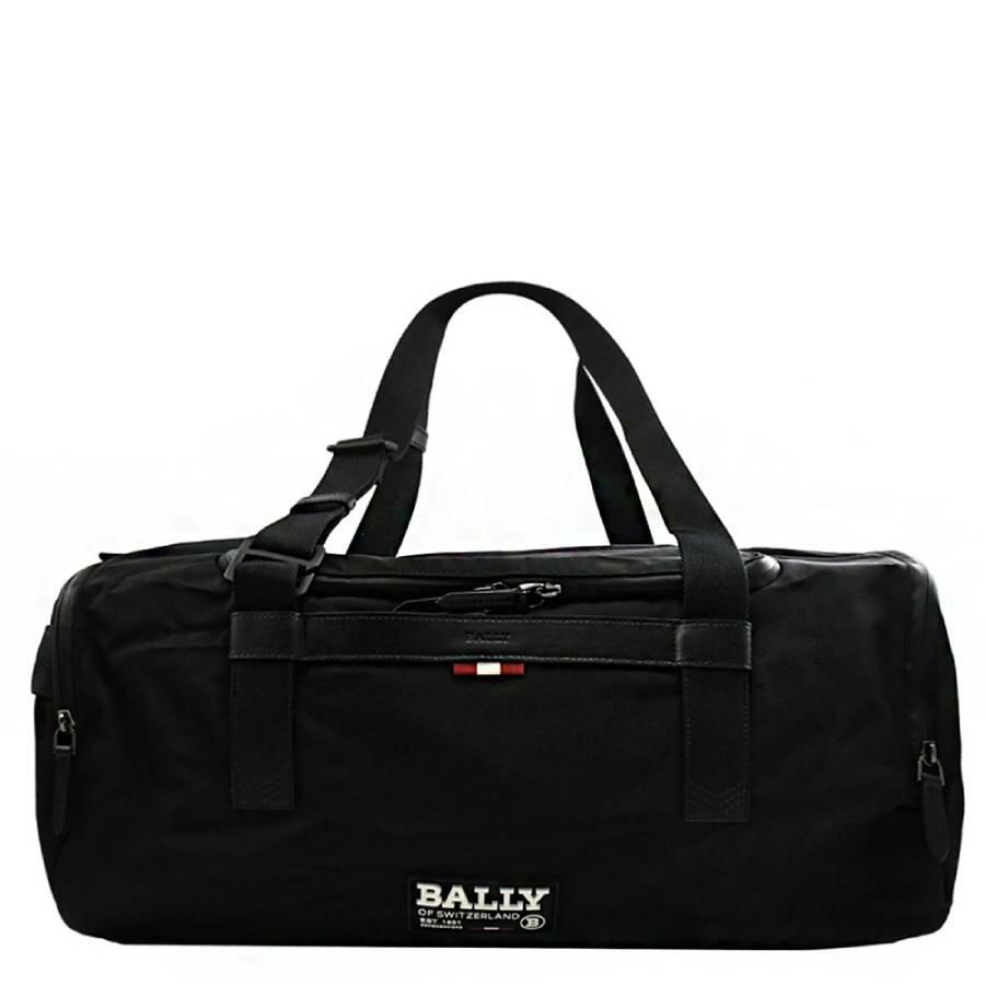 Bally Black On The Go Logo Duffle Bag Cover