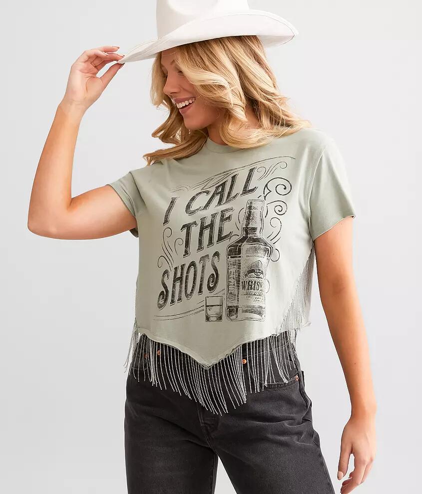 Modish Rebel I Call The Shots Cropped T-Shirt Cover