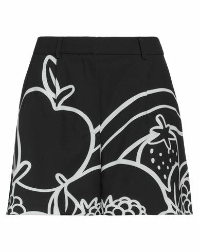 Boutique Moschino Woman Shorts & Bermuda Shorts Black Polyester, Elastane Cover