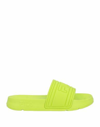 Fila Woman Sandals Acid green Rubber Cover