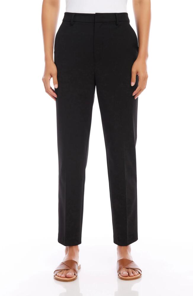 Karen Kane High Waist Ankle Pants in Black Cover