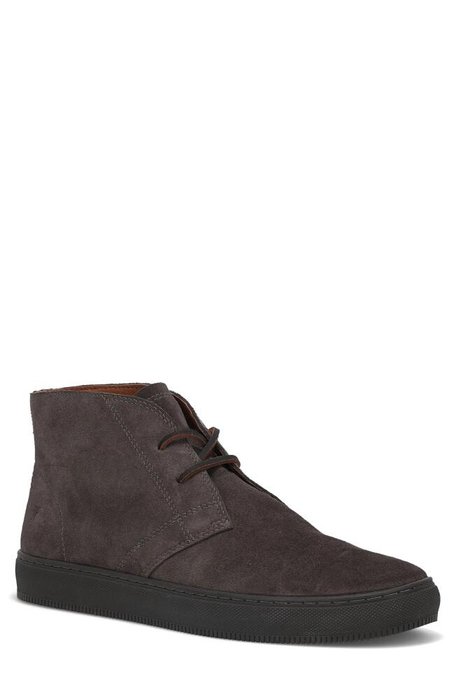 Frye Astor Chukka Sneaker in Charcoal - Silky Suede Leather Cover