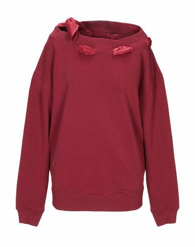 Y/project Woman Sweatshirt Burgundy Cotton Cover