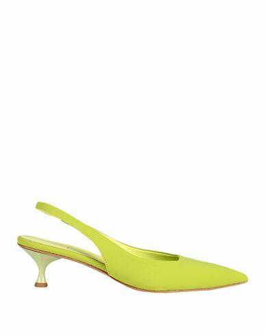 Ovye' By Cristina Lucchi Woman Pumps Acid green Lycra Cover