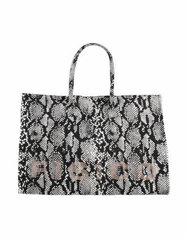 Fisico Woman Handbag Black Cotton Cover