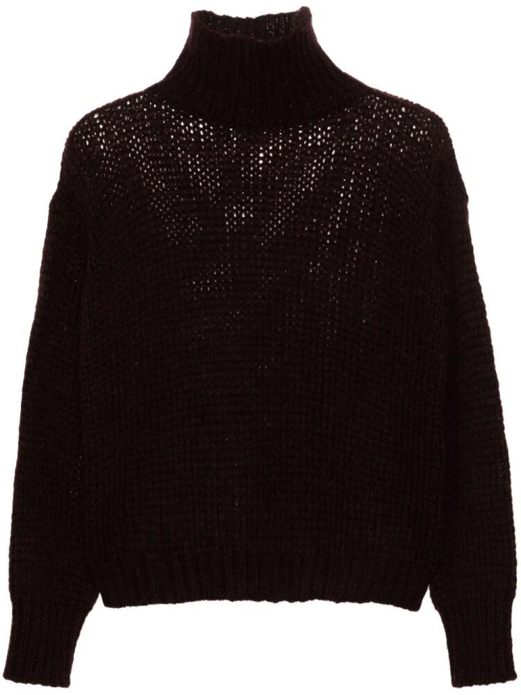 Nuur high-neck jumper - Purple Cover