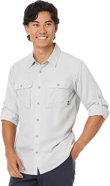 Mountain Hardwear Canyon Long Sleeve Shirt (Light Dunes) Men's Long Sleeve Button Up Cover