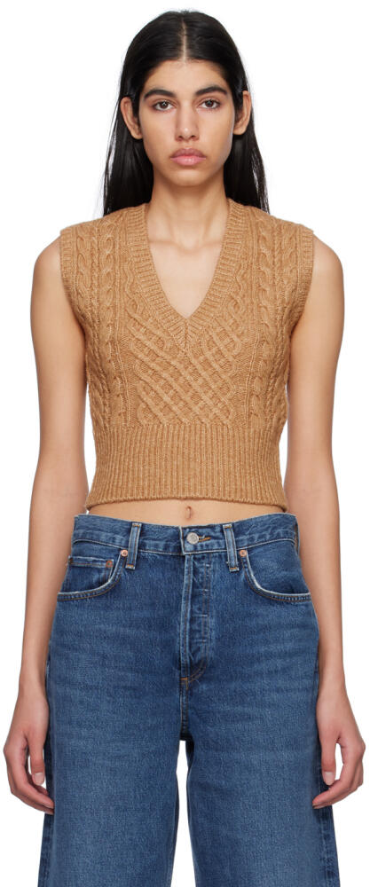 rag & bone Tan Elizabeth Vest Cover