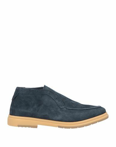 Andrea Ventura Firenze Man Ankle boots Navy blue Leather Cover