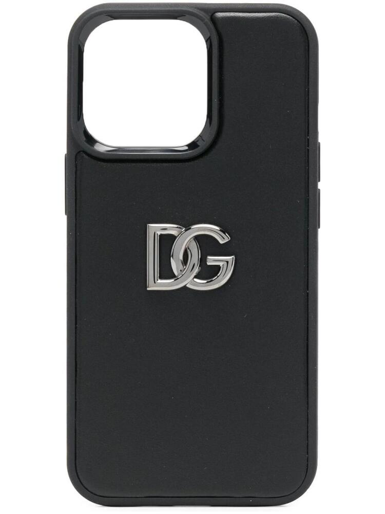 Dolce & Gabbana logo iPhone 13 Pro case - Black Cover