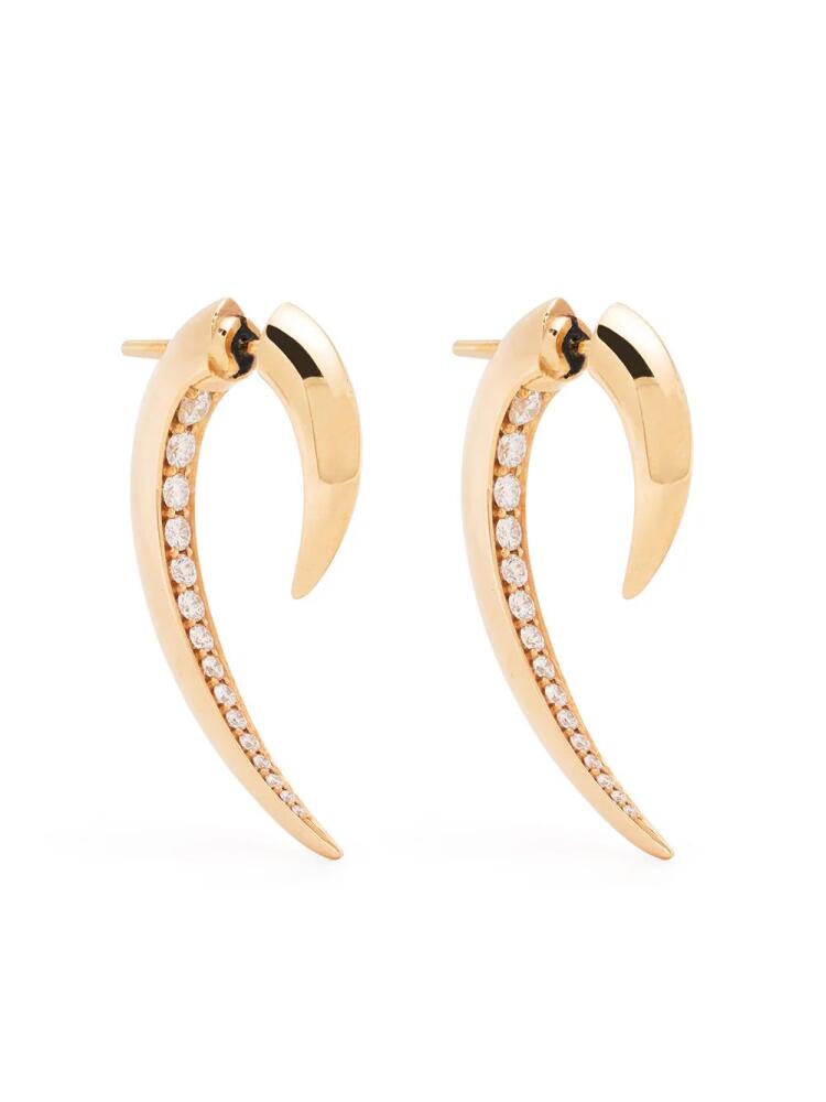 Shaun Leane 18kt rose gold Hook diamond earrings Cover