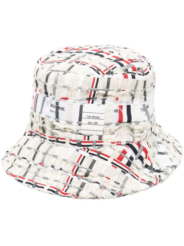 Thom Browne tweed bucket hat - Orange Cover