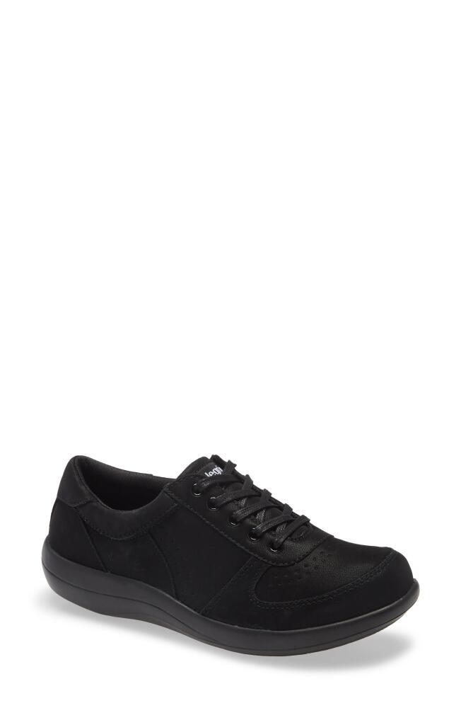 Alegria by PG Lite Daphne Sneaker in Black Softie Leather Cover