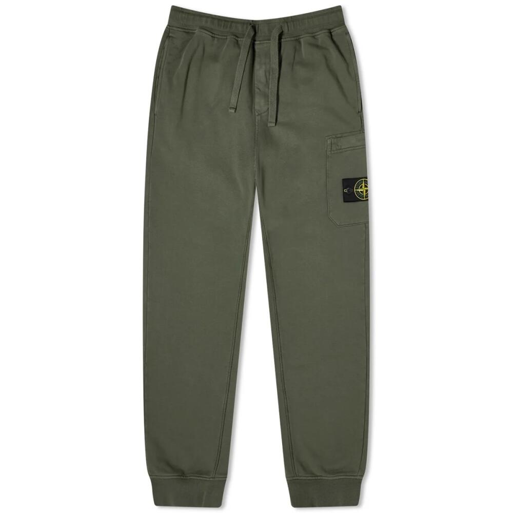 Stone Island Men's Garment Dyed Pocket Sweat Pants in Musk Cover