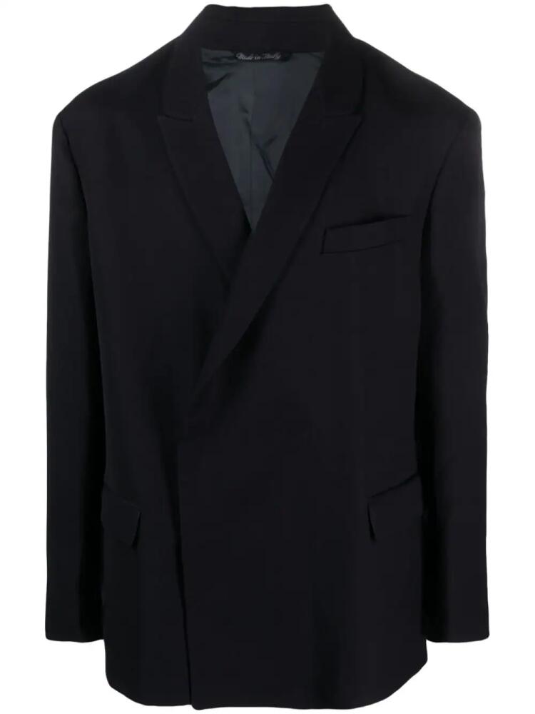 Costumein notch-lapels single-breasted blazer - Blue Cover