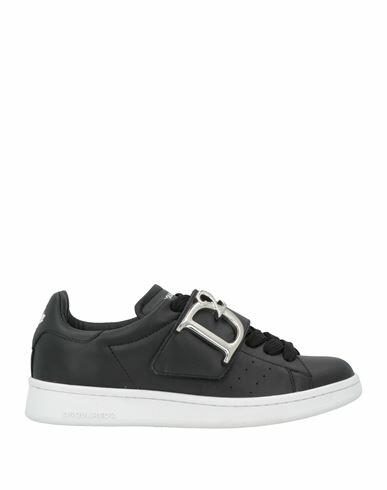 Dsquared2 Woman Sneakers Black Leather Cover