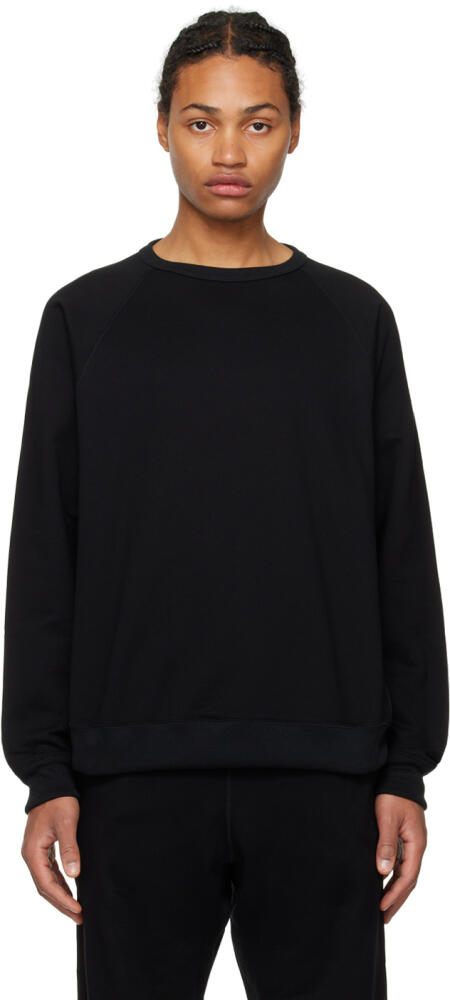 nanamica Black Crewneck Sweatshirt Cover