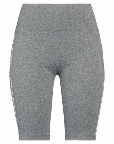 Plein Sport Woman Leggings Grey Cotton, Elastane Cover