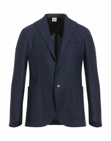 Luigi Borrelli Napoli Man Blazer Midnight blue Virgin Wool Cover