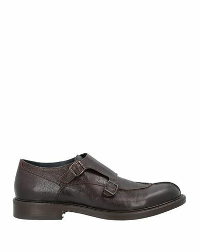 Seboy's Man Loafers Dark brown Leather Cover