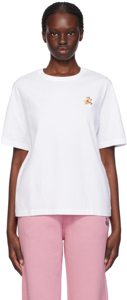 Maison Kitsuné White Speedy Fox T-Shirt Cover