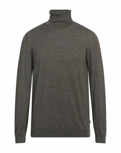 Boss Man Turtleneck Military green Wool Cover