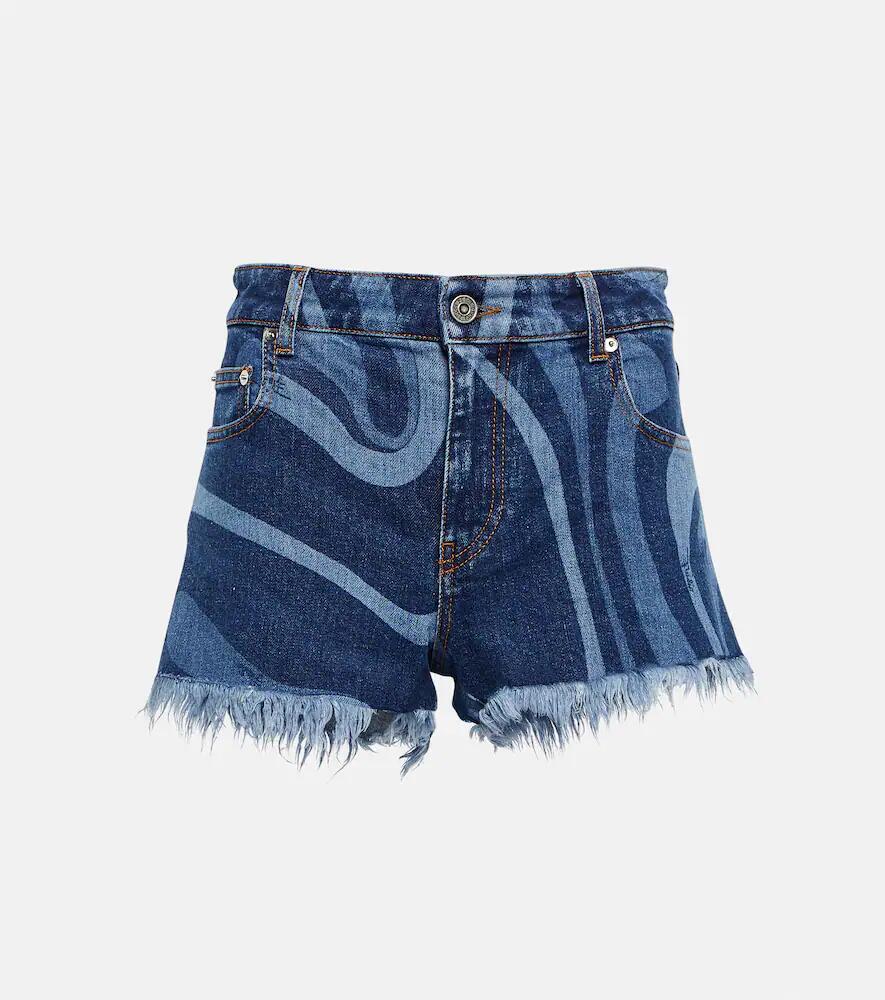 Pucci Marmo denim shorts Cover