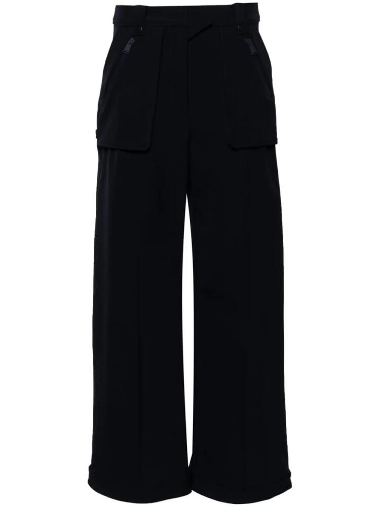 Simkhai Soleil high-waist straight-leg trousers - Blue Cover