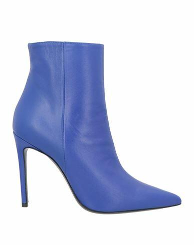 Marc Ellis Woman Ankle boots Bright blue Soft Leather Cover