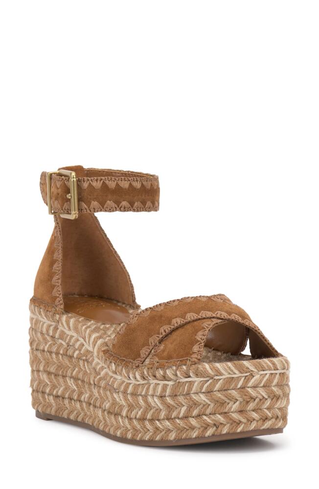 Vince Camuto Treyenn Espadrille Wedge Sandal in Golden Walnut Cover