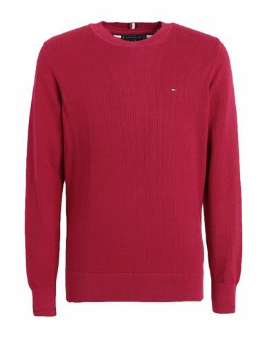 Tommy Hilfiger Man Sweater Garnet Cotton Cover