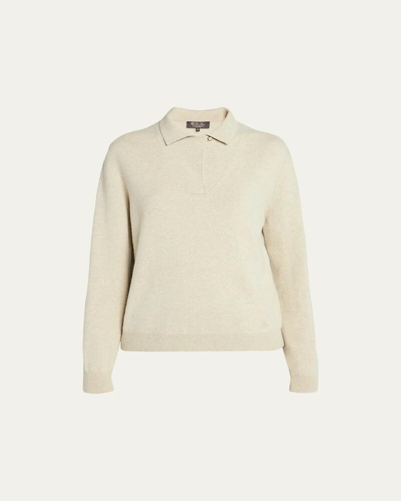 Loro Piana Arona Polo Cashmere Top Cover