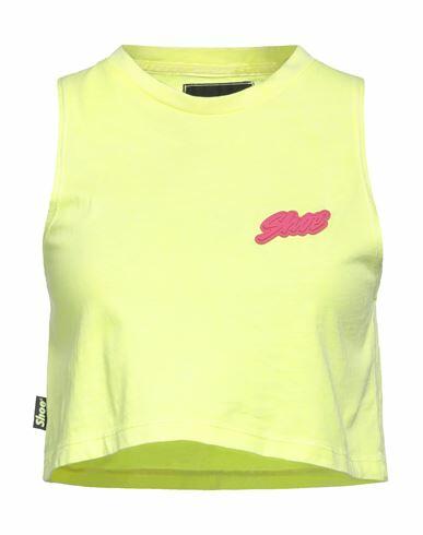 Shoe Woman Top Light yellow Cotton Cover