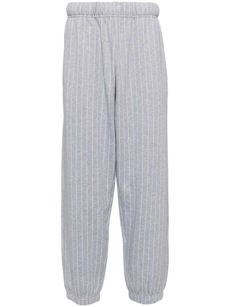 CHOCOOLATE stripe print pants - Grey Cover