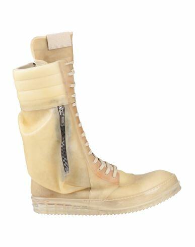 Rick Owens Man Boot Light yellow Leather Cover