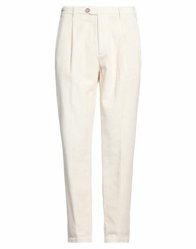 Tela Genova Man Pants White Cotton Cover