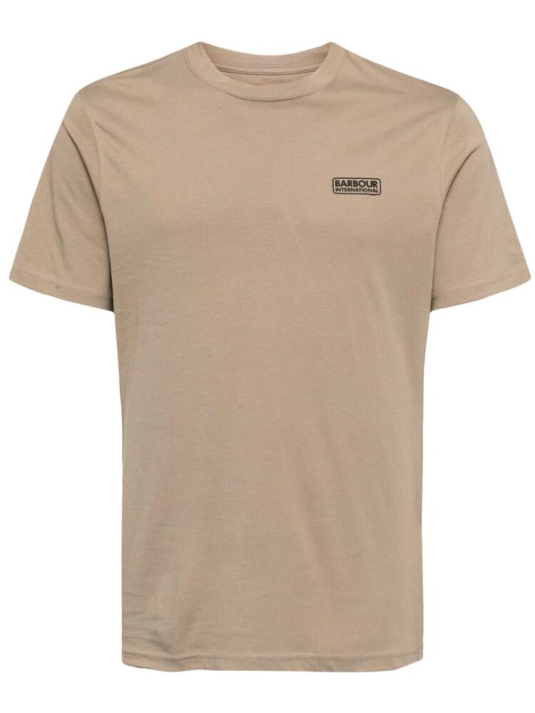 Barbour International logo-print T-shirt - Neutrals Cover