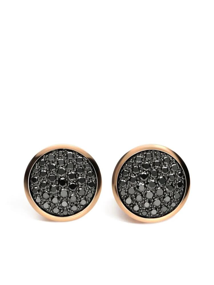 LEO PIZZO 18kt rose gold diamond stud earrings - Pink Cover