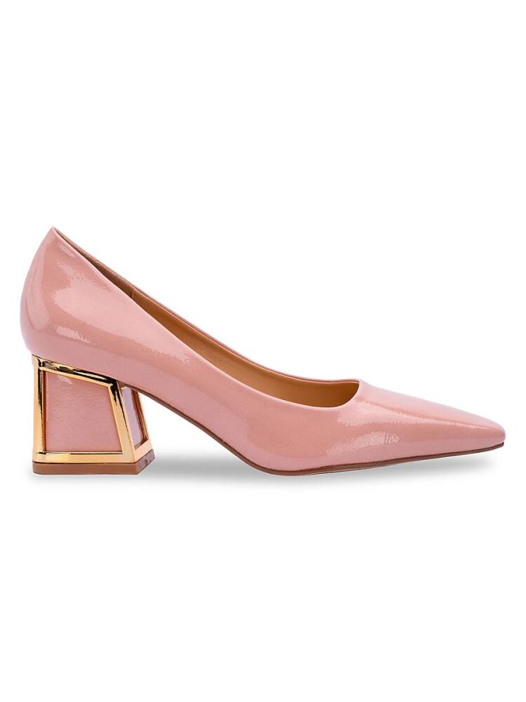 Ninety Union Women's Blink Block Heel Pumps - Blush Cover