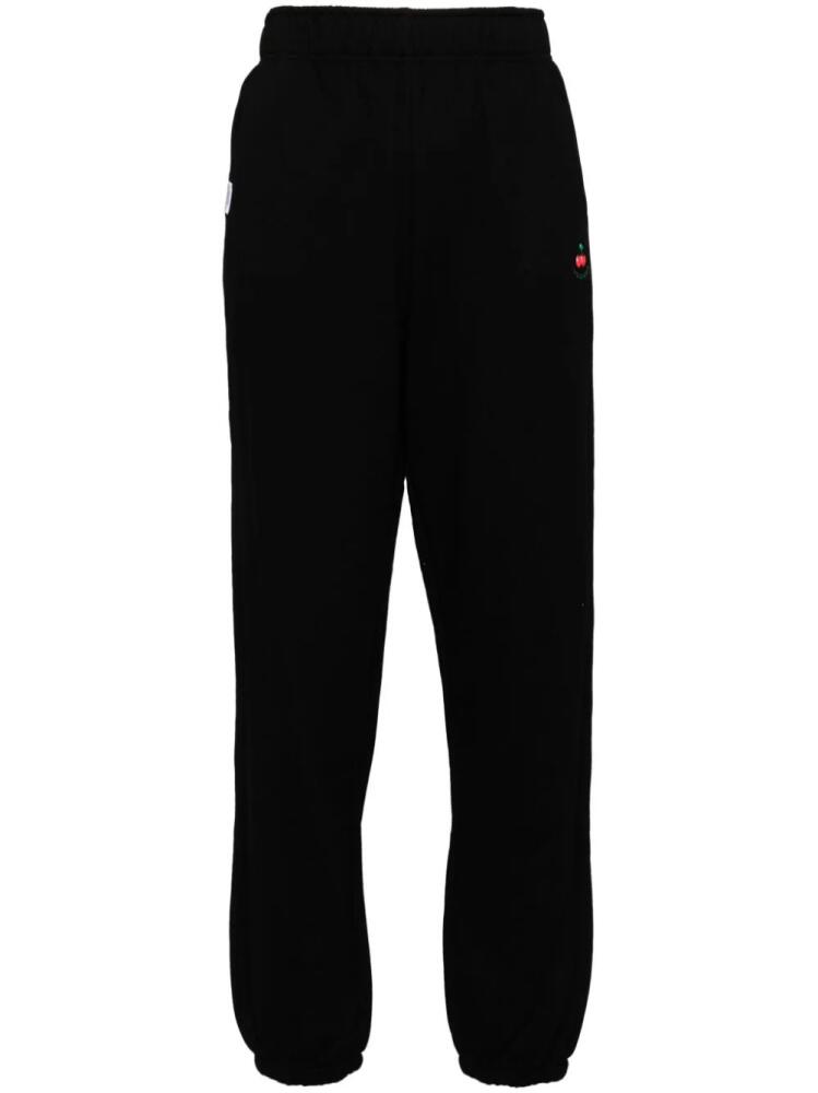 CHOCOOLATE embroidered-logo cotton track pants - Black Cover