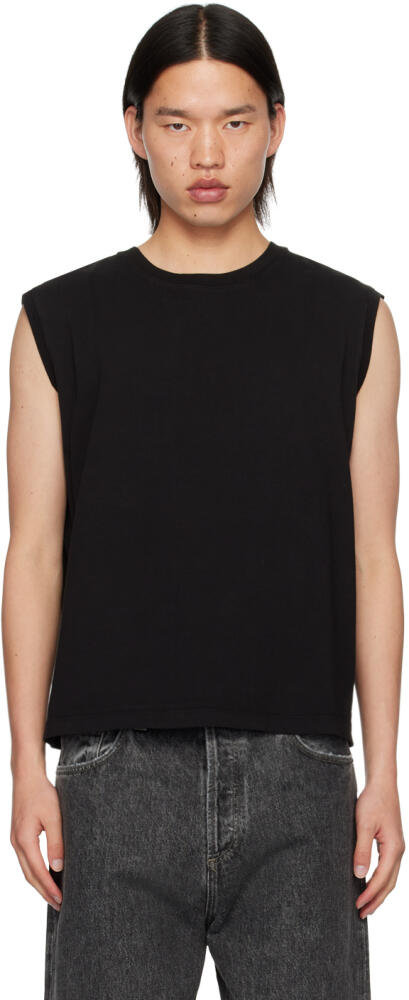 AGOLDE Black Seth Tank Top Cover