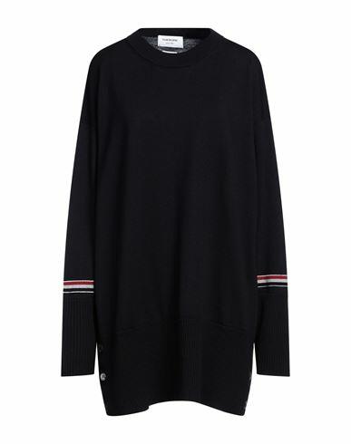 Thom Browne Woman Sweater Midnight blue Virgin Wool Cover