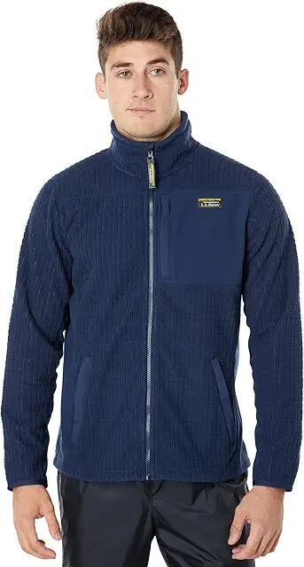 L.L.Bean Mountain Classic Windproof Fleece Jacket (Nautical Navy) Men's Clothing Cover