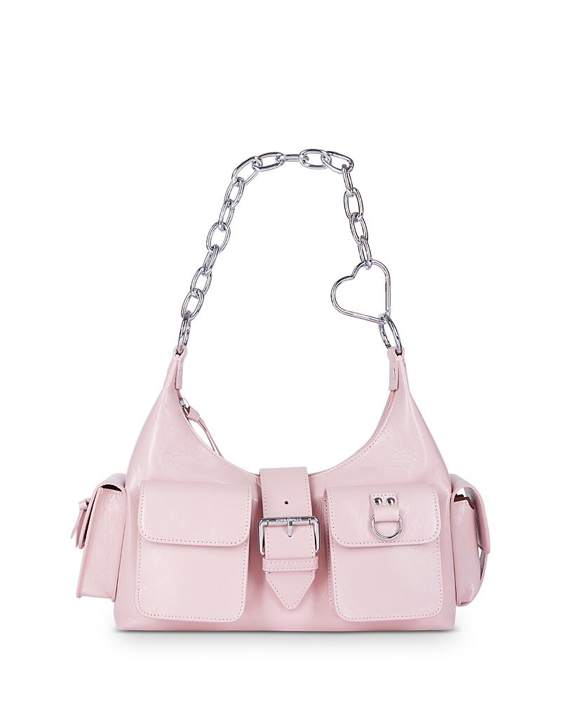 The Kooples Pink Leather Amelia Chain Bag Cover